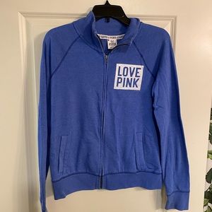 Blue VS Pink Zip Up Sweatshirt